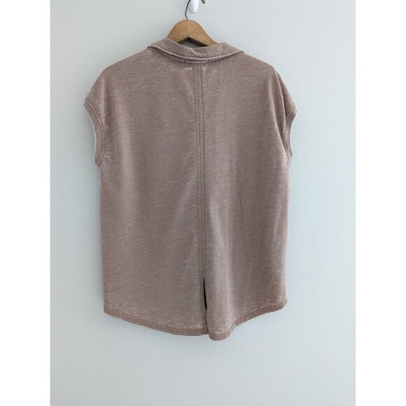 Jane + Delancey Boho Lagenlook Sleeveless Cotton Shirt Top Size L - Picture 2 of 8